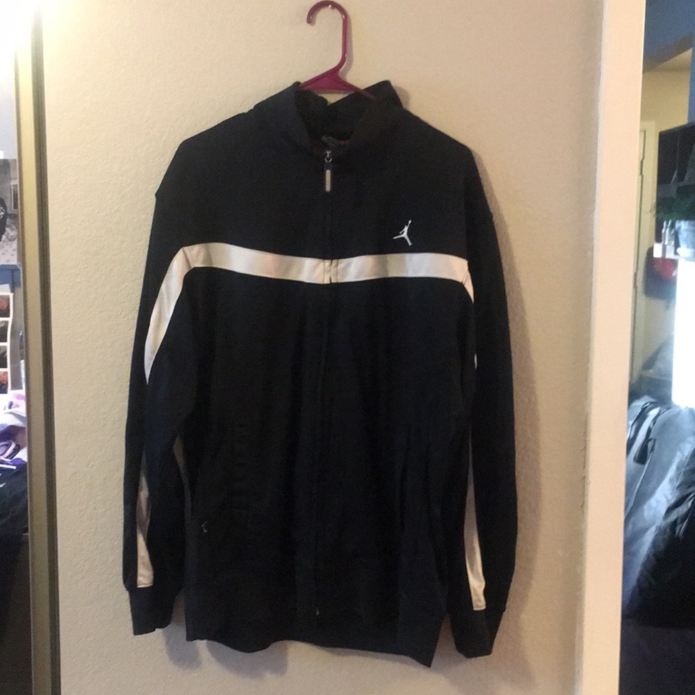 Black Jordan zip sweatshirt